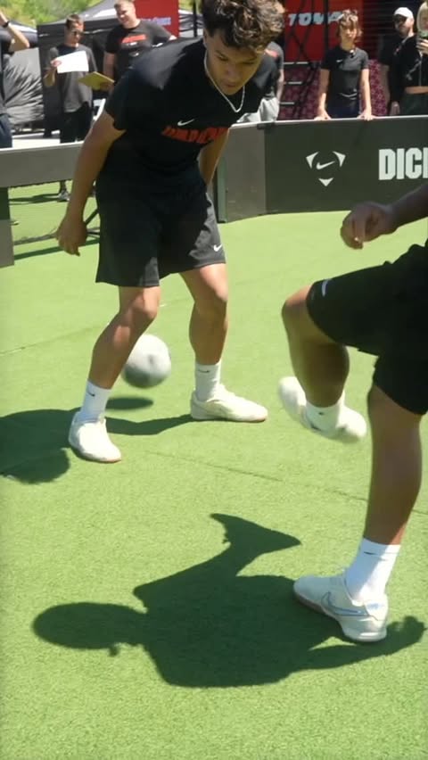 Instagram post by @thejohnnycarmack for DICK'S Sporting Goods. Caption reads: [...] on 5/30! #TeamNike @nikefootball....
