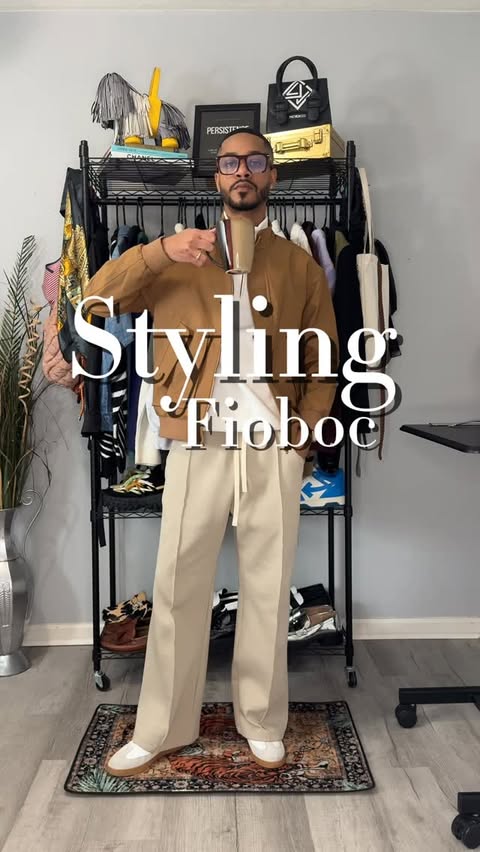 Instagram post by @brandon.lanard for Fioboc. Caption reads: S/O to @fioboc_official for sending me these....