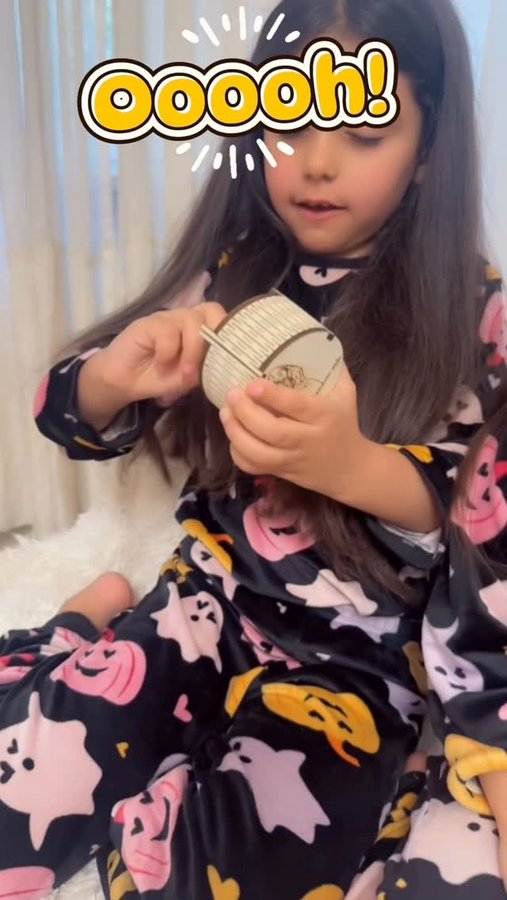 Instagram post by @thenyyaedit for The Music Box Store. Caption reads: Ad/Werbung🌟 Unboxing pure magic 🎁✨ The girls....