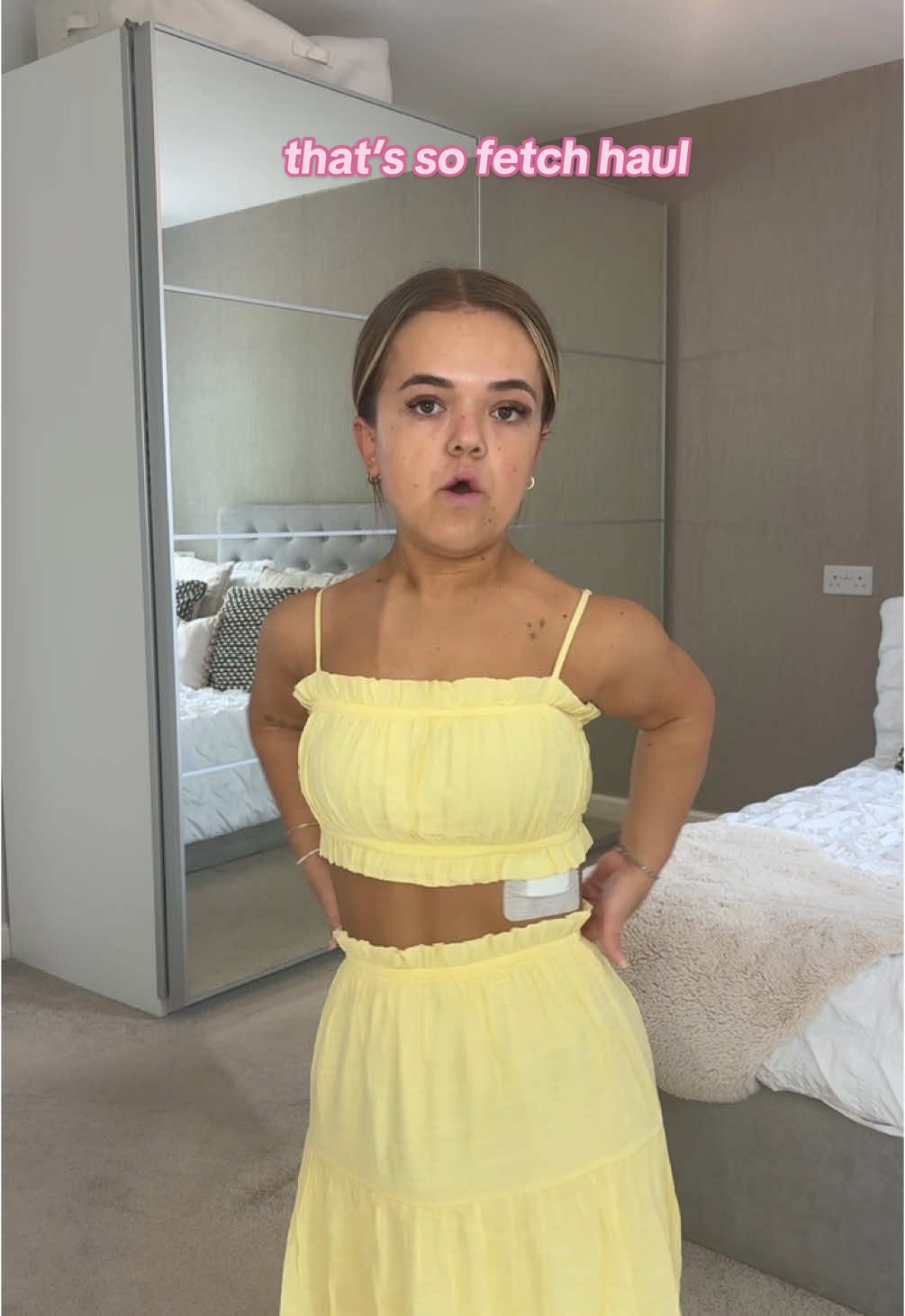 TikTok post by @lucysleight2 for THATSSOFETCH.COM.AU. Caption reads: The colour of the season 🍋 @Thats So Fetch UK....