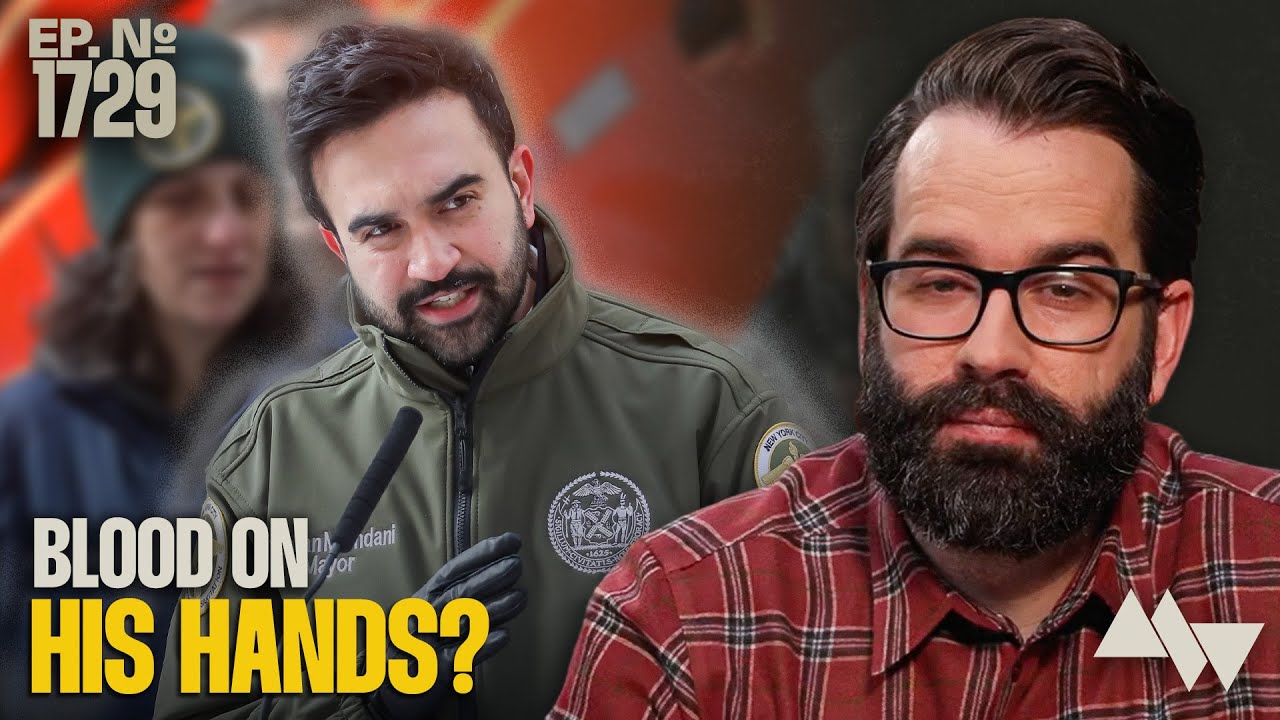 YouTube post by @MattWalsh for MASA Chips. Caption reads: It's Only Been A Month, But Zohran Mamdani Is....