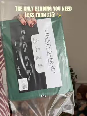 TikTok post by @natalieayse for Yorkshire Bedding. Caption reads: [...] bedding for the coming months from....