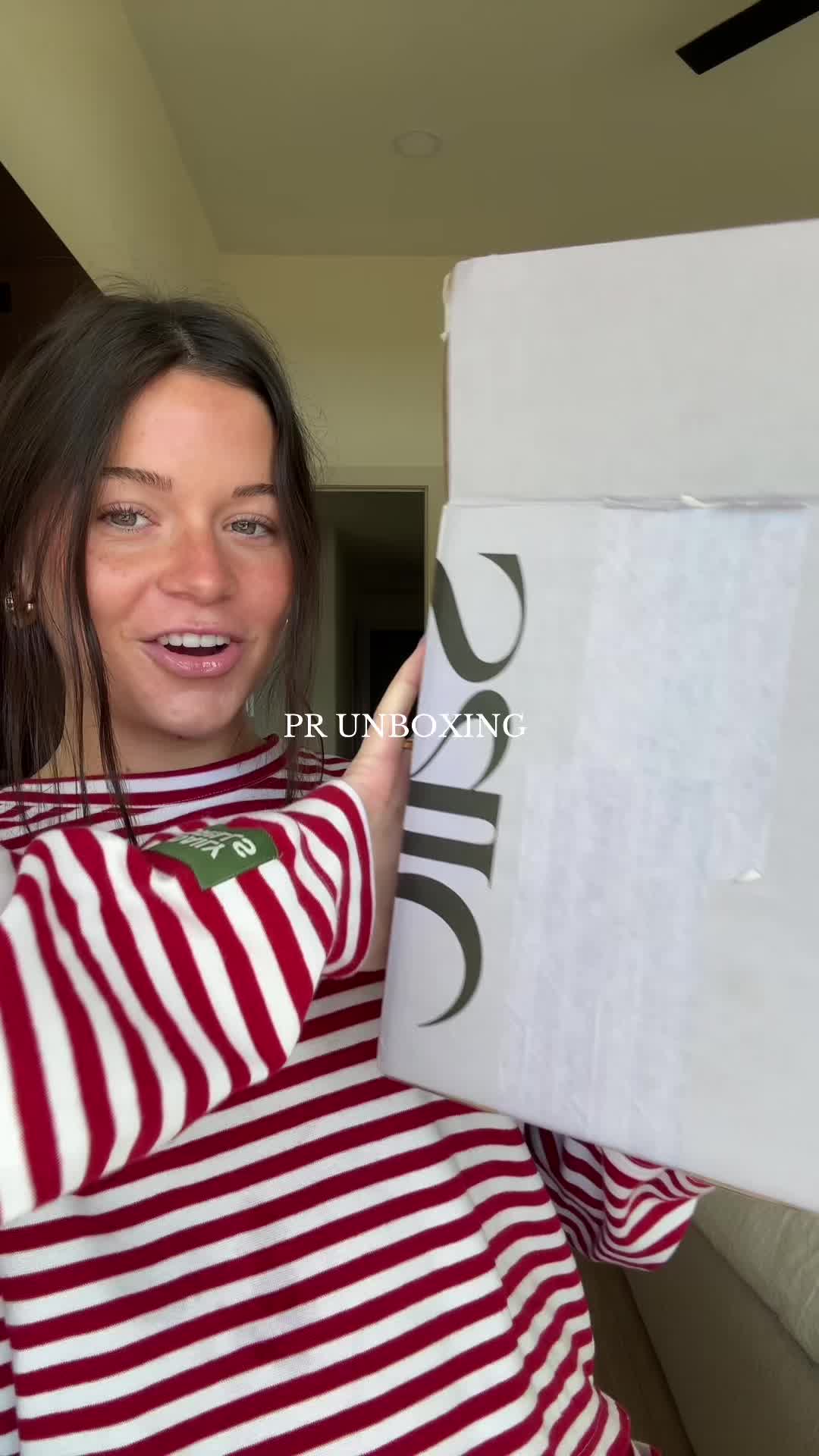 TikTok post by @brooklynmcaldwell for Saie hello. Caption reads: @Saie is one of the first brands to send me PR and....