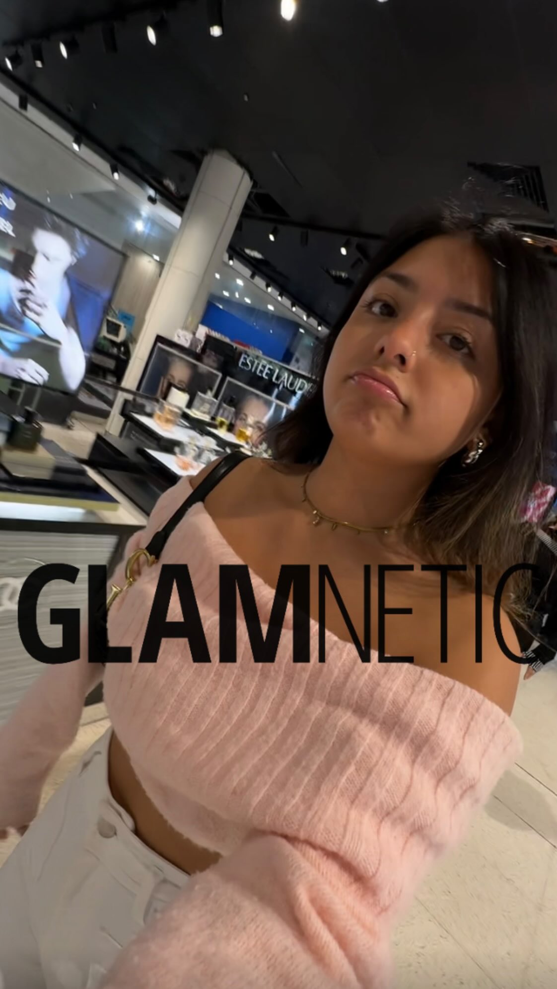 Instagram post by @ispaularuiz for Glamnetic. Caption reads: @glamnetic Nail hunt success 💅🏽✨ 
After visiting....