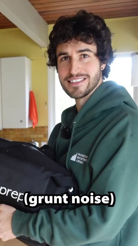 Instagram post by @levi_hildebrand for Fresh Prep. Caption reads: I am very picky with my sponsors and @freshprep.ca....