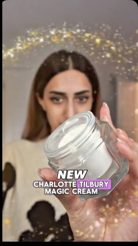 Instagram post by @hafsam1rza for Charlotte Tilbury. Caption reads: [...] or confident bare-skin beauty.....