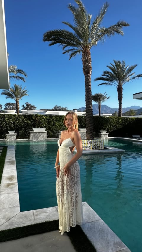 Instagram post by @ashnichole for REVOLVE. Caption reads: Bachelorette night two outfit two! @revolve....