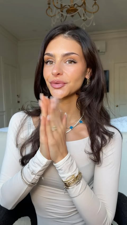 Instagram post by @kirakirby for Chantecaille. Caption reads: [...] final look!! All products are from....