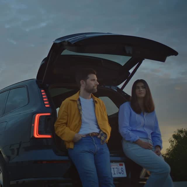 Instagram post by @mradamscott for Volvo Cars. Caption reads: #ad Excited to share this little doc directed by....