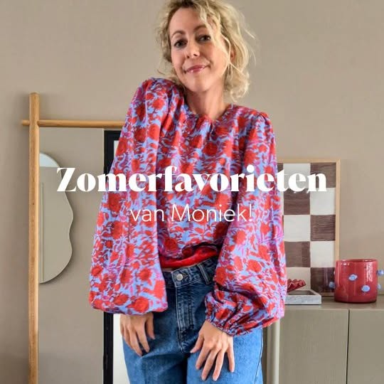 Instagram post by @madebymowie for Wehkamp. Caption reads: Dit weer vraagt om zomerse outfits! Dit zijn mijn....