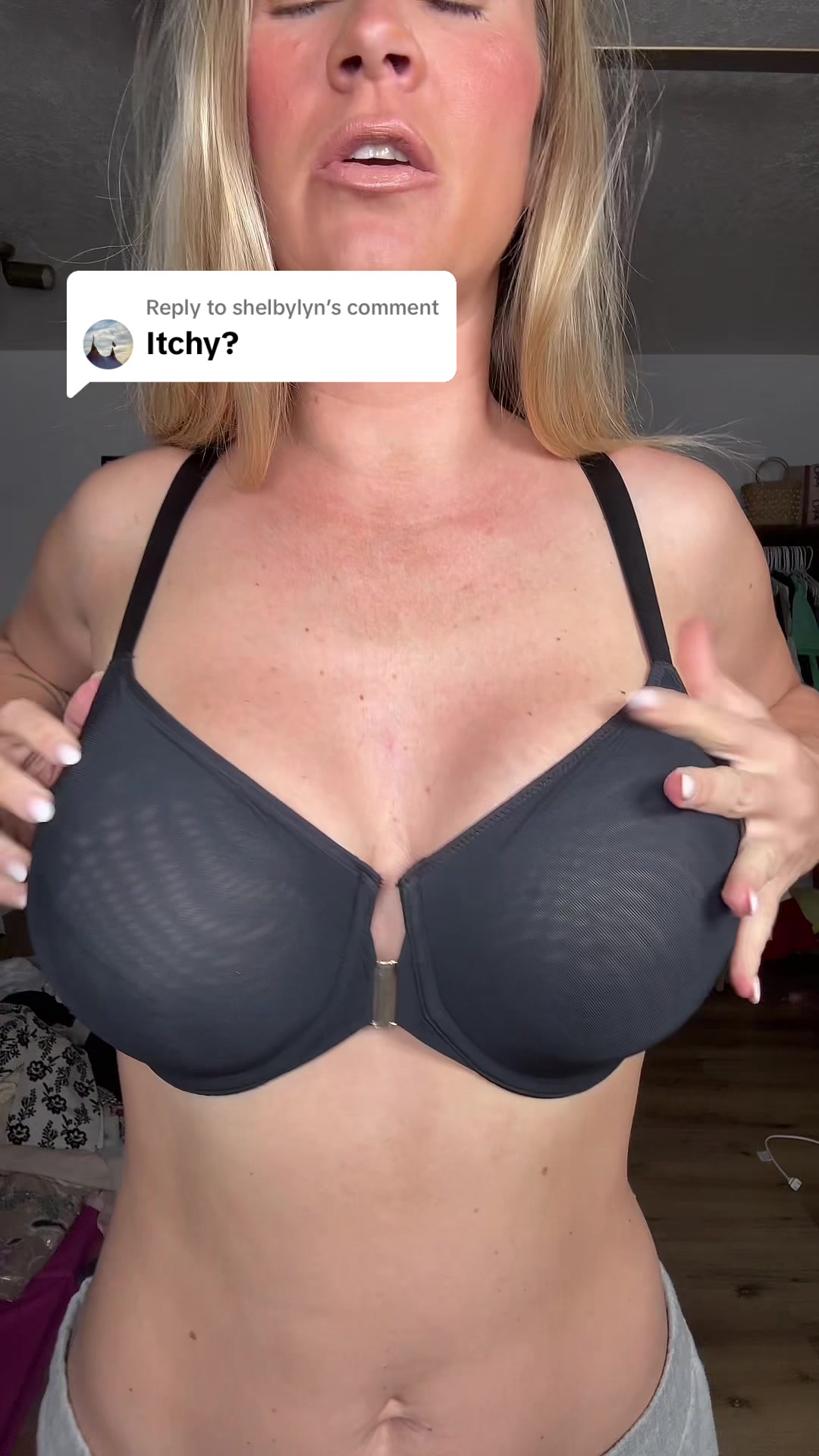 TikTok post by @jennymichelleofficial for HSIA. Caption reads: [...] Seriously, one of my favorite bras....