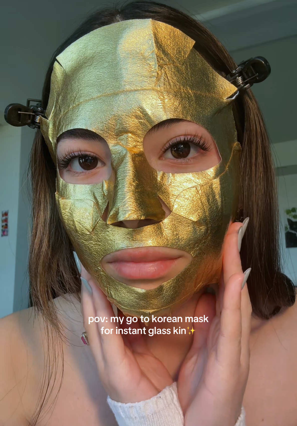 TikTok post by @yeodanii for Cocomint Beauty. Caption reads: glowy skin in 10 min✨💗@cocomintbeauty....