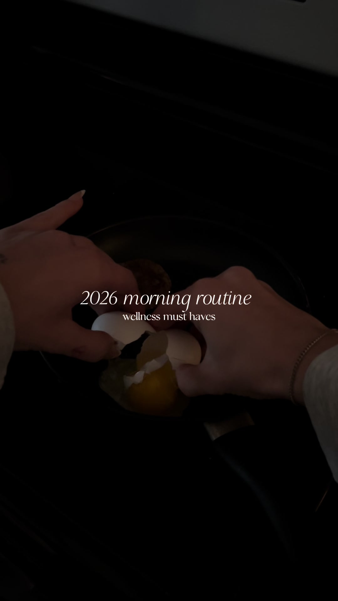 TikTok post by @mesamcnely for Kettle & Fire. Caption reads: my non-negotiable for my morning routines in 2026....