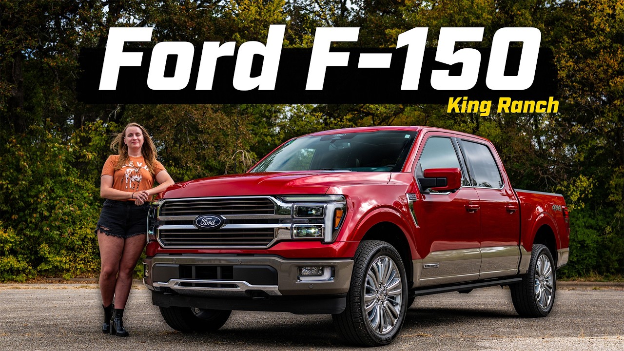YouTube post by @AlanisKing for Homefield Apparel. Caption reads: Ford F-150 King Ranch: The Luxury Handbag of....