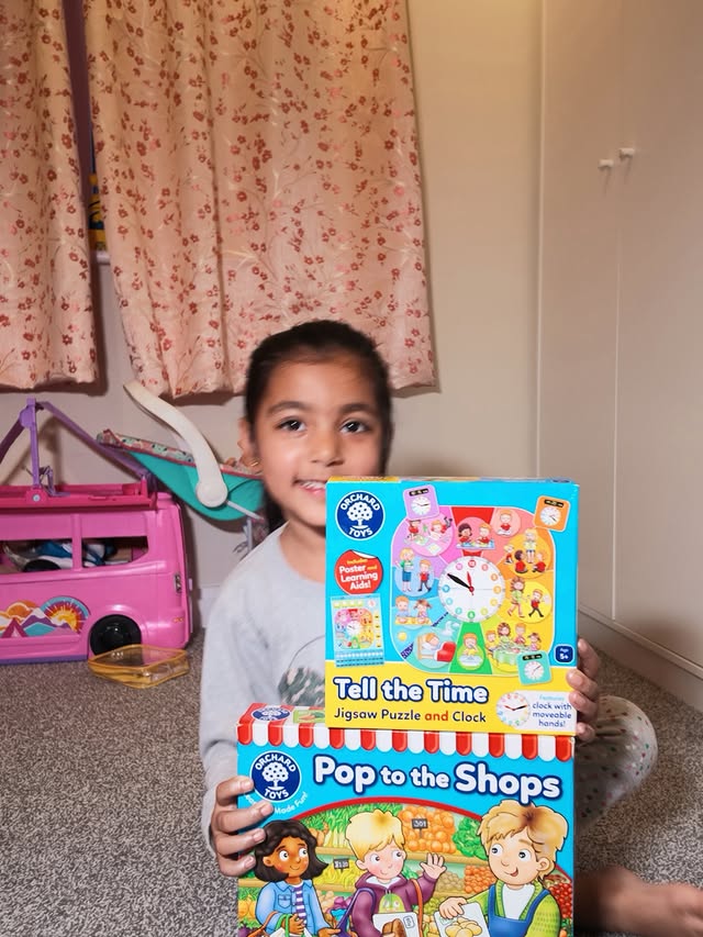 Instagram post by @munchkins_n_mum for Orchard Toys. Caption reads: [...] Mr. Wolf? and Pop to the Shops from....
