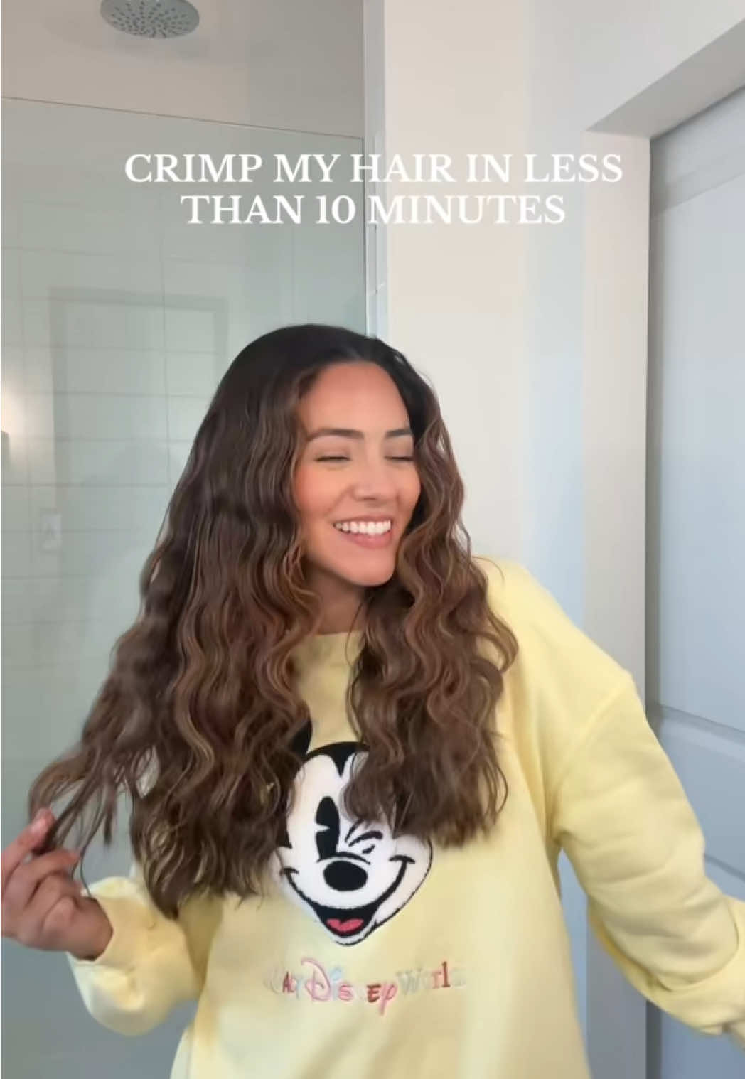 TikTok post by @andrea_parkerson for TYMO Beauty. Caption reads: [...] only took 10 minutes!! 🤭 @TYMO BEAUTY US....