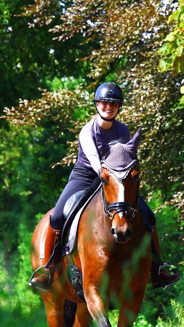 Instagram post by @maximeosse for EQUESTRIAN STOCKHOLM. Caption reads: Wow what a collab with Equestrian Stockholm!🥰 And....