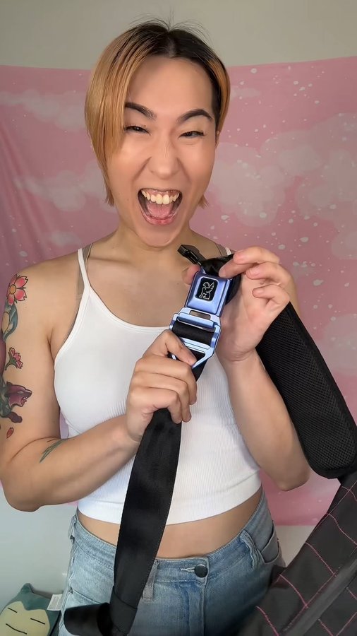 Instagram post by @saint.josie for Chrome Industries. Caption reads: i’m so excited to be partnering with....