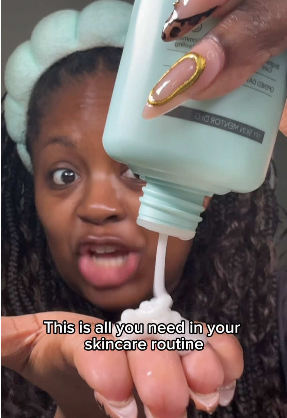 TikTok post by @missdarcei for Dr.G. Caption reads: My brightening routine with the #1 skincare brand....