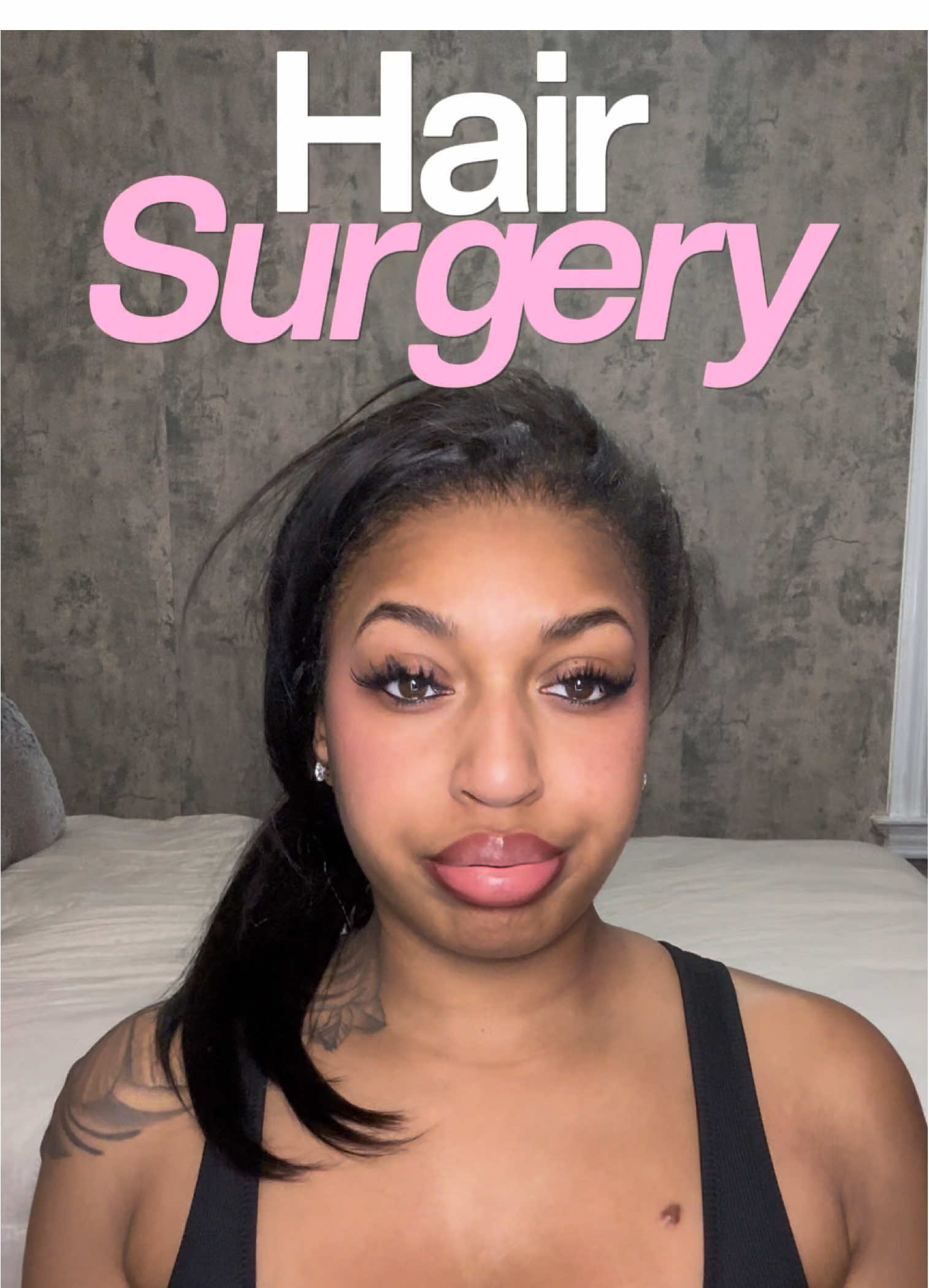 TikTok post by @parisdanielleco for Mscoco Hair. Caption reads: [...] anyway! Yaki clip-ins for the win✨🛍️....