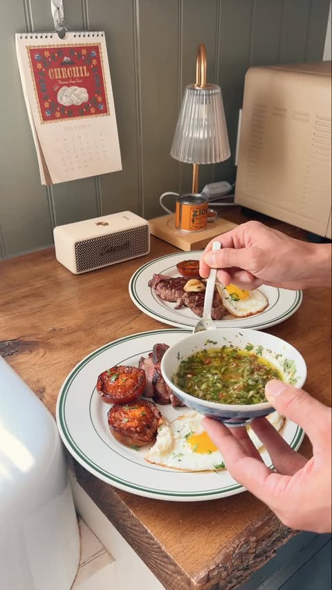 Instagram post by @wah.wuu for Made In Cookware. Caption reads: Another #breakfast for them gains on @madein pans....