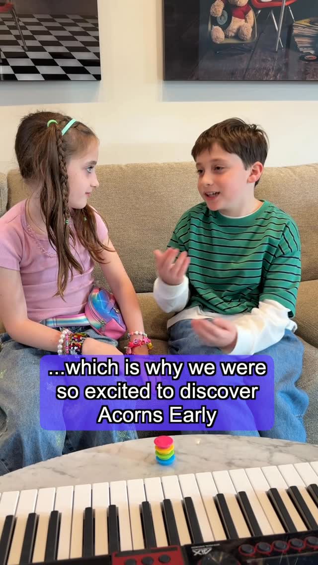 Instagram post by @milesmusickid for Acorns. Caption reads: [...] which is why we were excited to find....