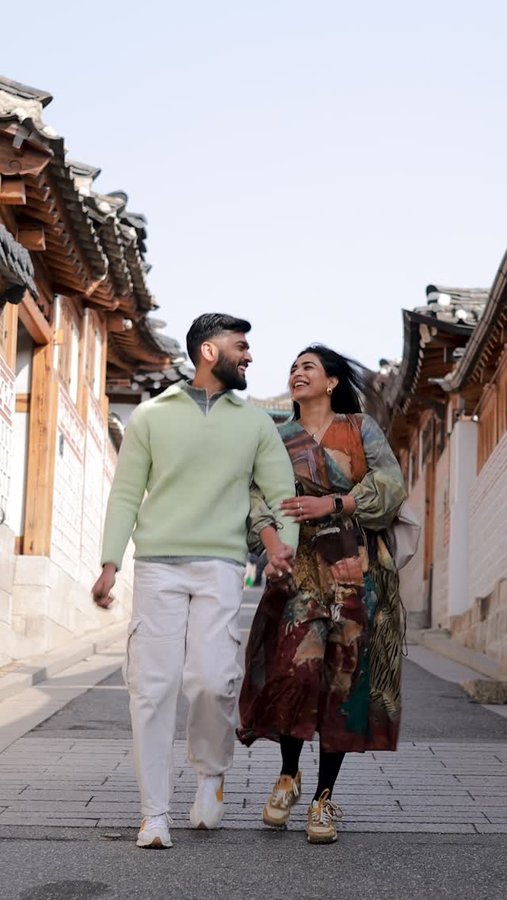 Instagram post by @odysseyoftwo for GT Holidays. Caption reads: Just moments from South Korea that totally make us....