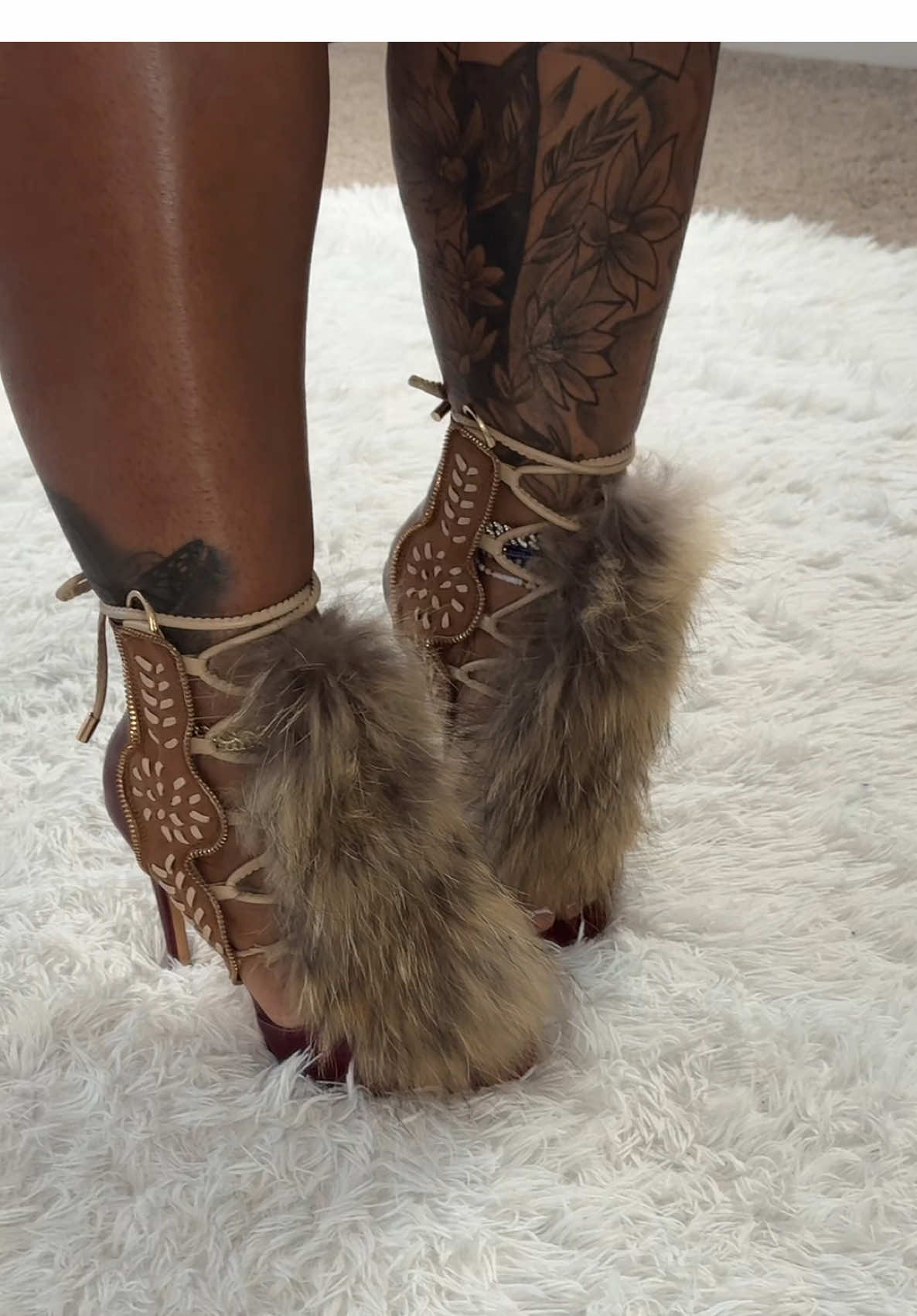 TikTok post by @legendarylavv for ShopAKIRA. Caption reads: @AKIRA heels #akira #heels #highheels #fyp....