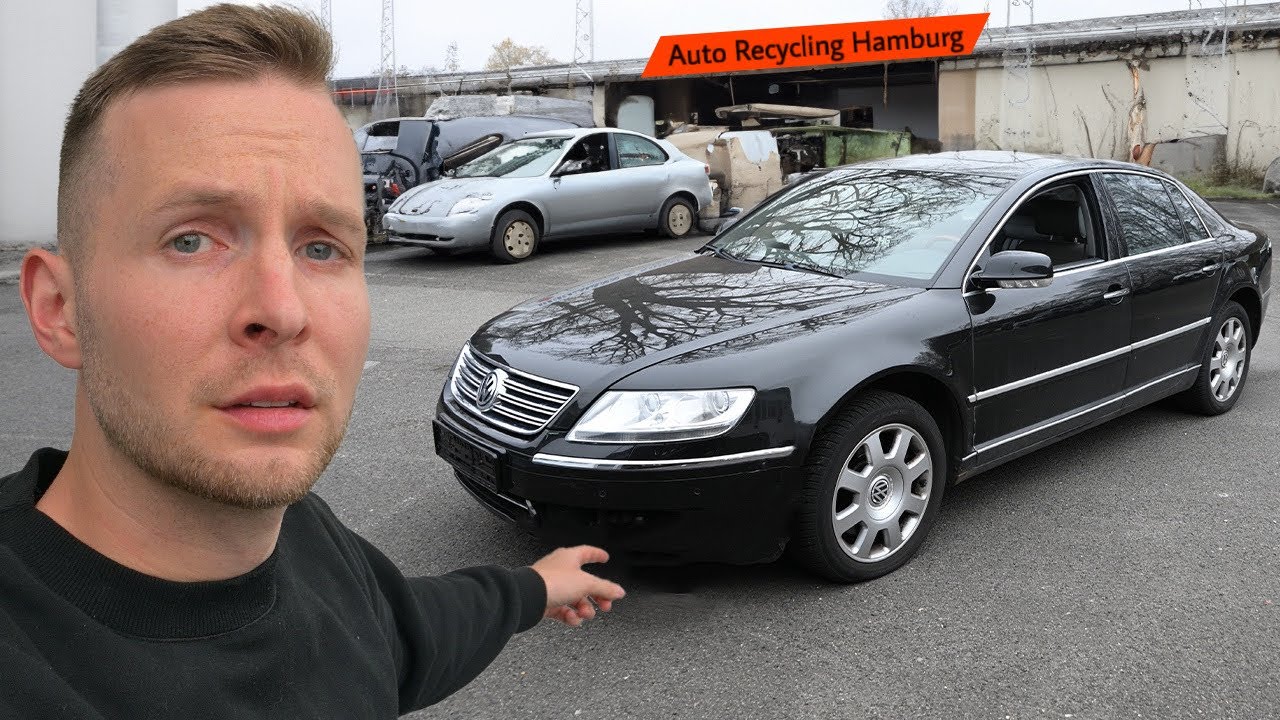 YouTube post by @Maeximiliano for Anyfin. Caption reads: I SAVE my 1500€ V10 Phaeton, although anyone else....