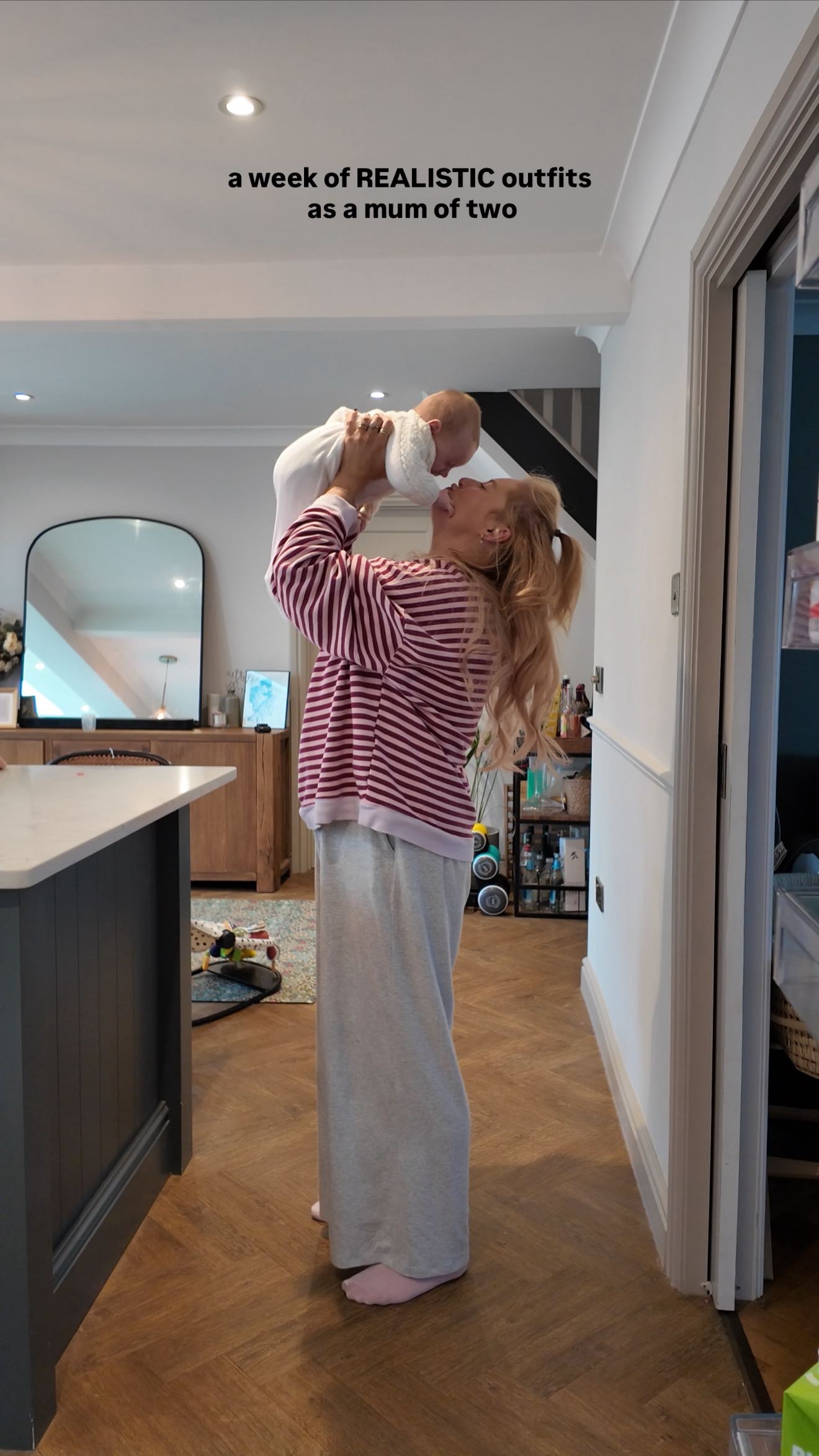 Instagram post by @lottiedrynan for Symprove. Caption reads: no frills, no performative dressing, just a week....