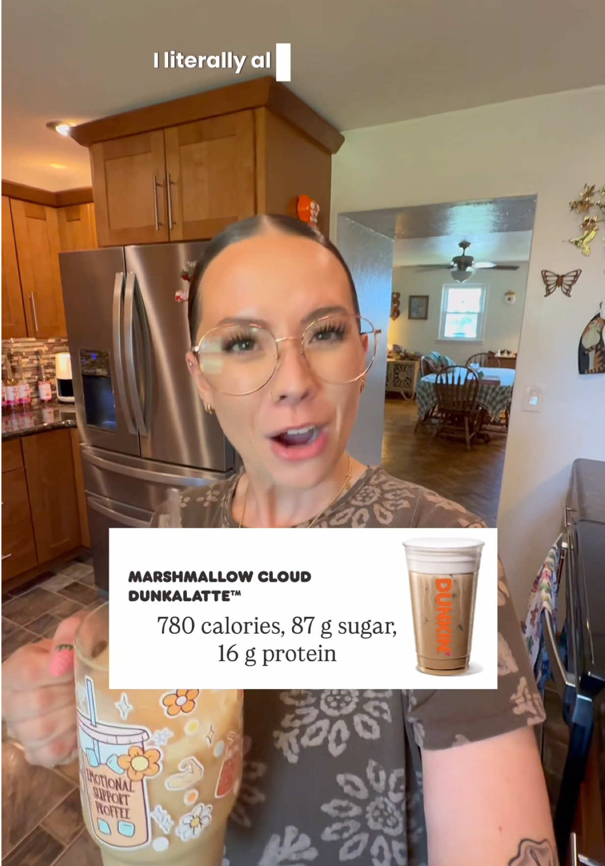 TikTok post by @jenna_bariatricbestie for Clean Simple Eats. Caption reads: [...] bags at a crazy deal 🧋✨ @Clean Simple Eats....