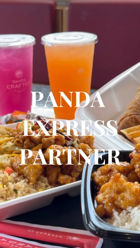 Instagram post by @breenix_ for Panda Express. Caption reads: #pandaexpresspartner My @officialpandaexpress....