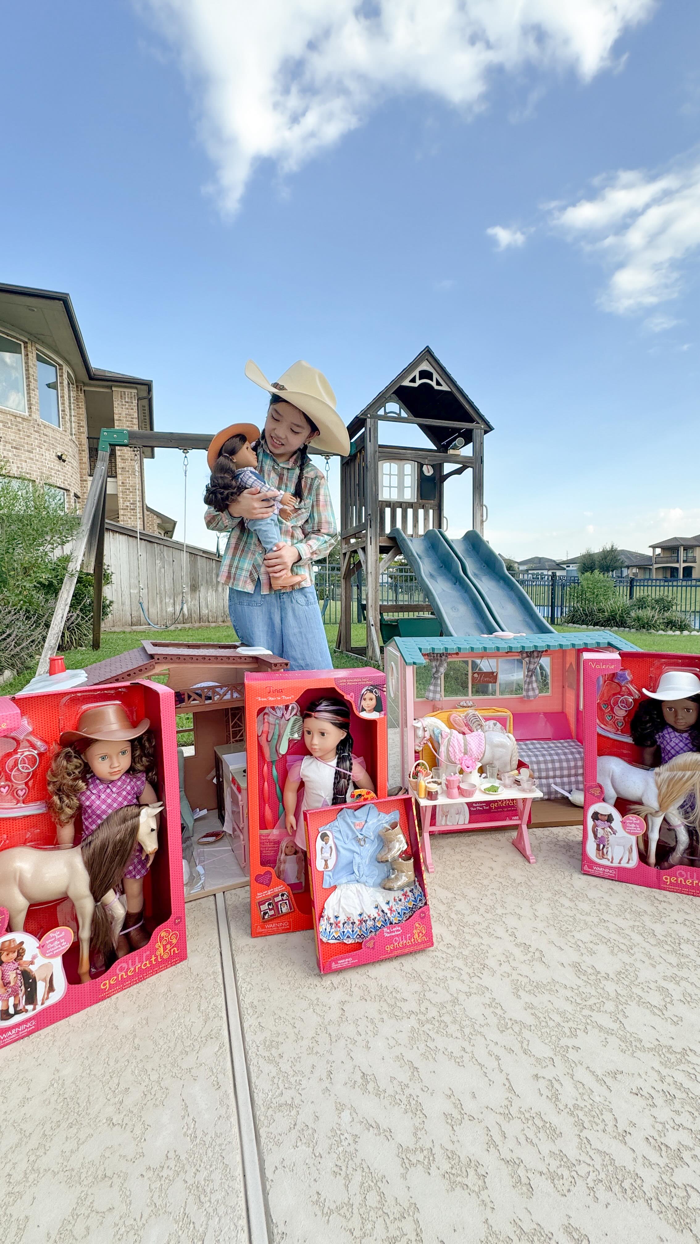 Instagram post by @rachelxeverafter for Our Generation Dolls. Caption reads: ✨Stay beautiful, stay YOU, darlin’.✨ With the Our....