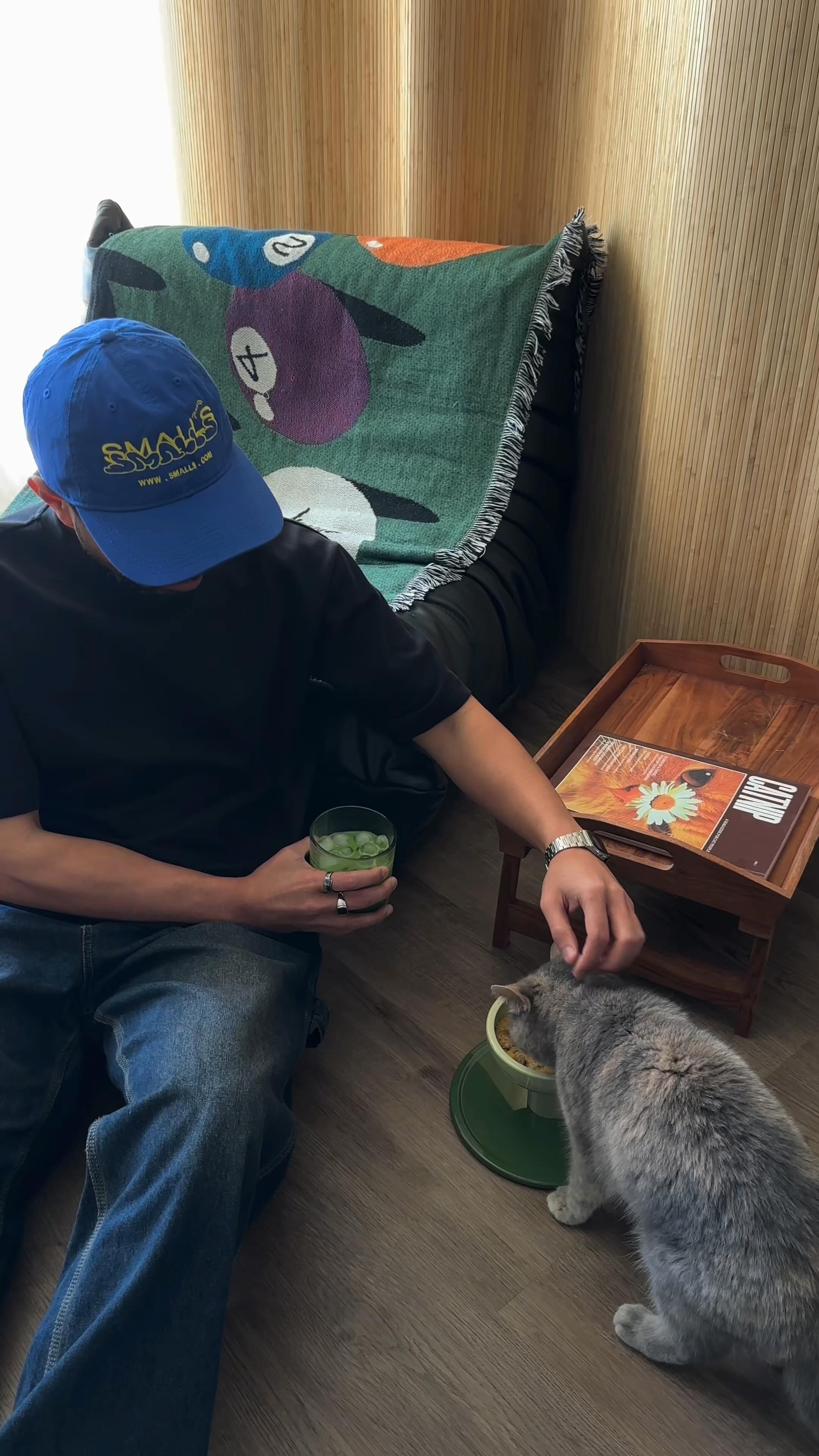 Instagram post by @domsayswhaaat for Smalls. Caption reads: the freshest for cabbage and gotta love the....