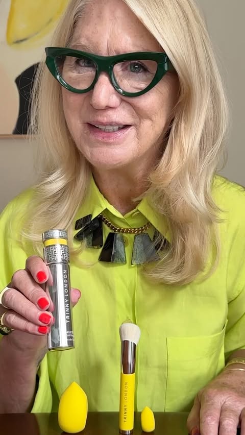Instagram post by @thevalgarland for Trinny London. Caption reads: [...] that has genuinely changed after 40.....