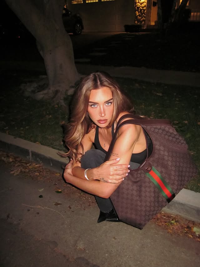 Instagram post by an influencer for Gucci Beauty. Caption reads: @gucci she’s a Giglio girl #Gucci #GucciGiglio #ad.