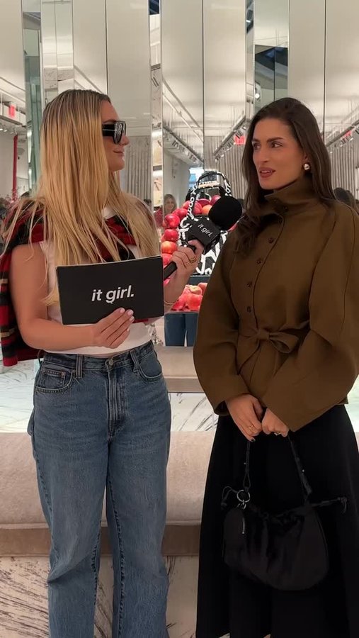 Instagram post by @itgirltheseries for MZ Wallace. Caption reads: 25 years of MZ Wallace — and still redefining what....