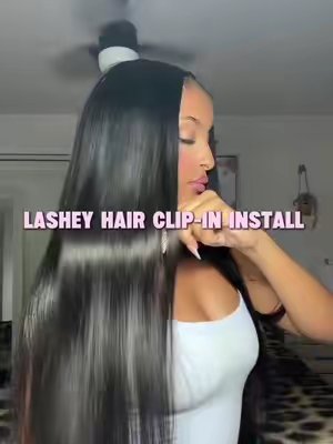 TikTok post by @deana.haileye for Lashey Hair. Caption reads: Feel like Pocahontas with this hair😍@Lashey Hair....