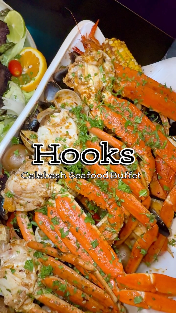 Instagram post by @servinglooksatl for Tripadvisor. Caption reads: I just had one of the most epic seafood dinners....