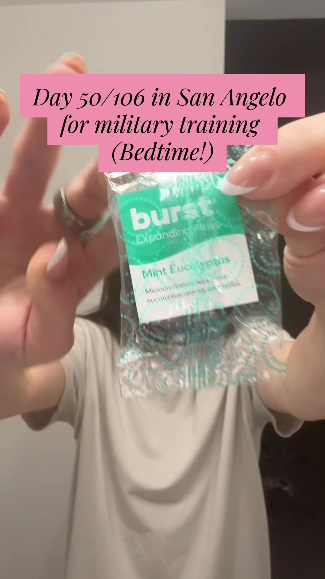 TikTok post by @ewashburn for Boka. Caption reads: [...] #grwm #bedtime #nightroutine @Boka Oral Care....