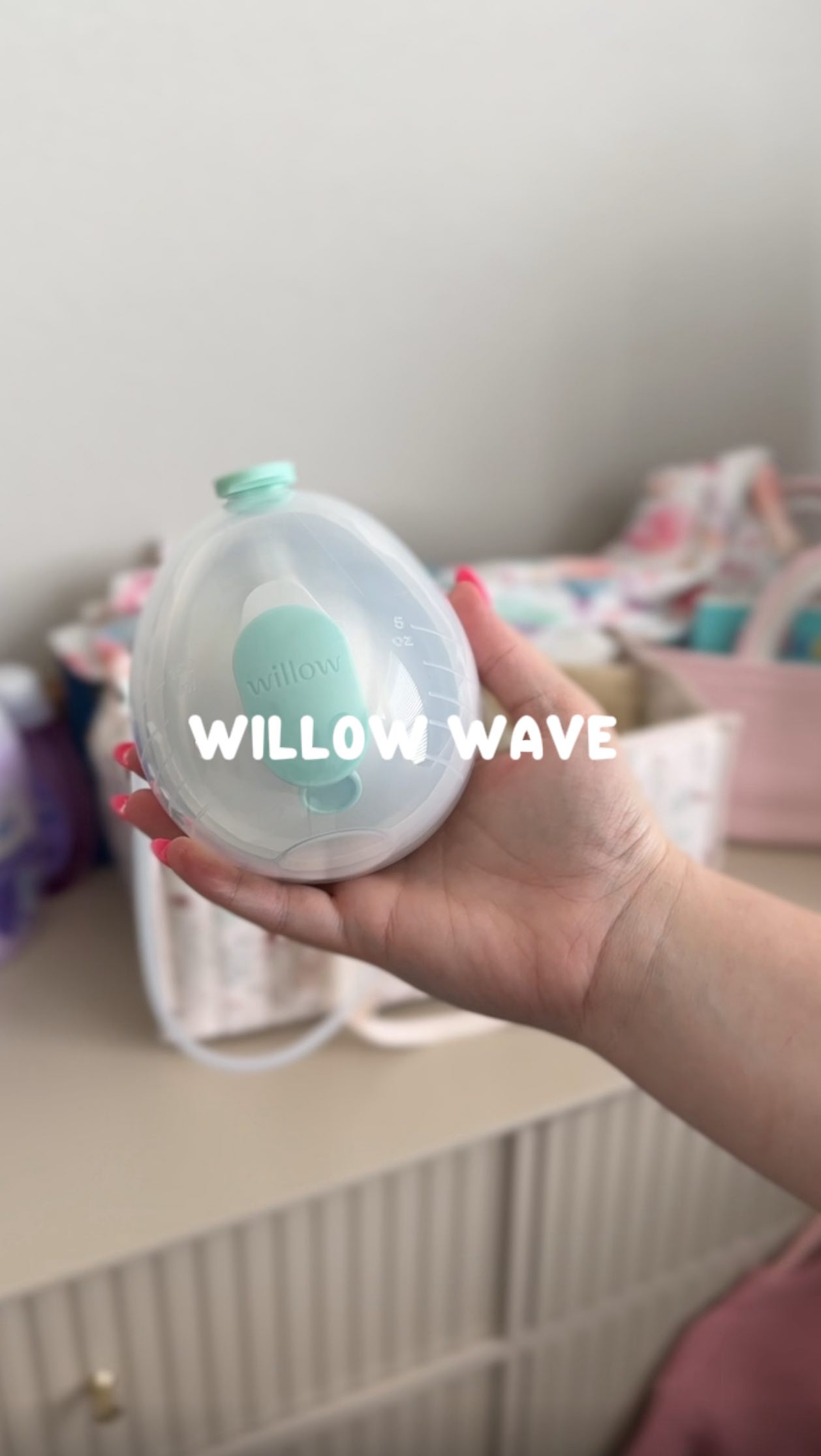 Instagram post by @laurynmc for willowpump. Caption reads: Headed to Target to pick up some @willowpump....