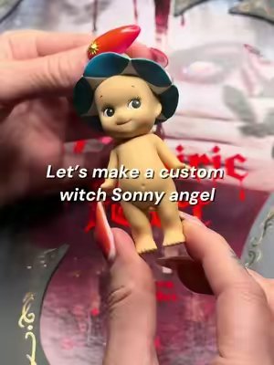 TikTok post by @moxietattts for Beetles Nail Boutique. Caption reads: [...] #nailinspo #sonnyangel #custom @Beetles Nail....