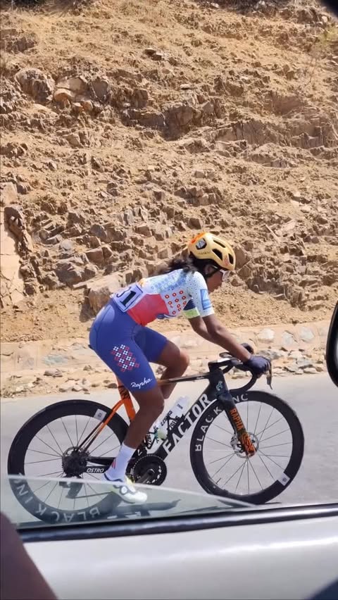 Instagram post by @teamamani for Crankbrothers. Caption reads: Women’s Tour of Tigray From the beautiful....