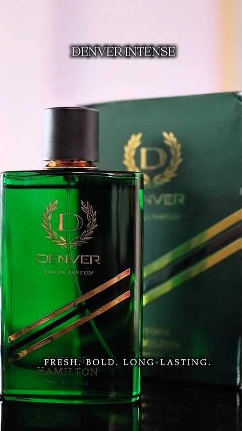 Instagram post by @haansonirom for Denver For Men. Caption reads: One spray before heading out, and you’re good to....