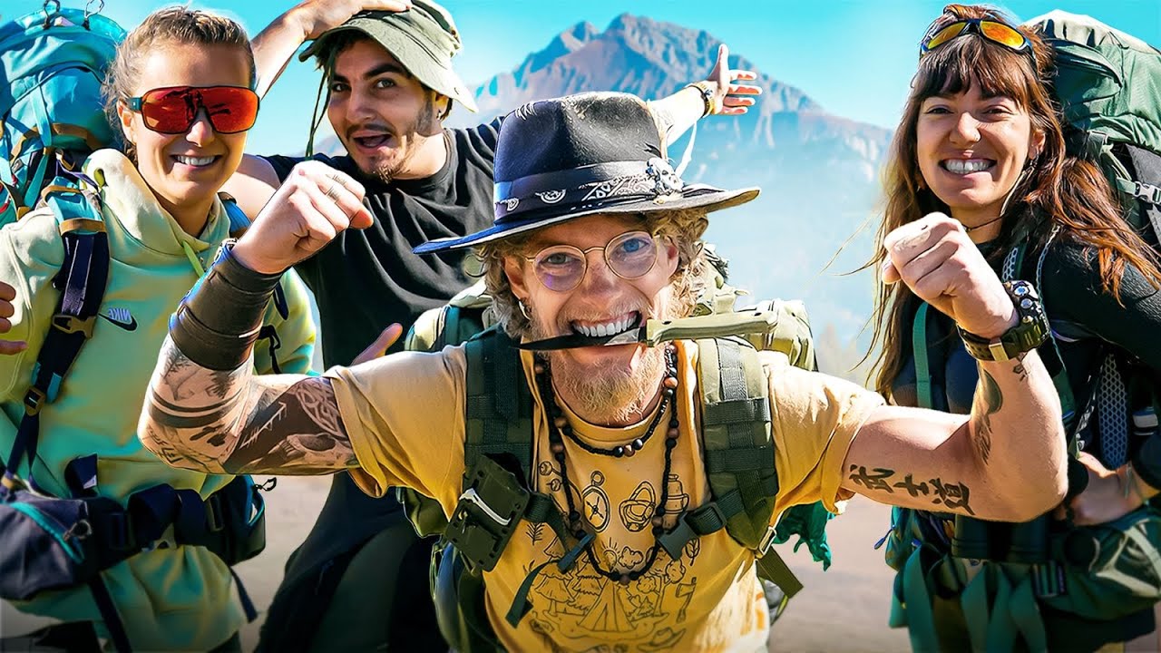 YouTube post by @alexis_brus for EcoFlow. Caption reads: They didn't expect to experience this! |....