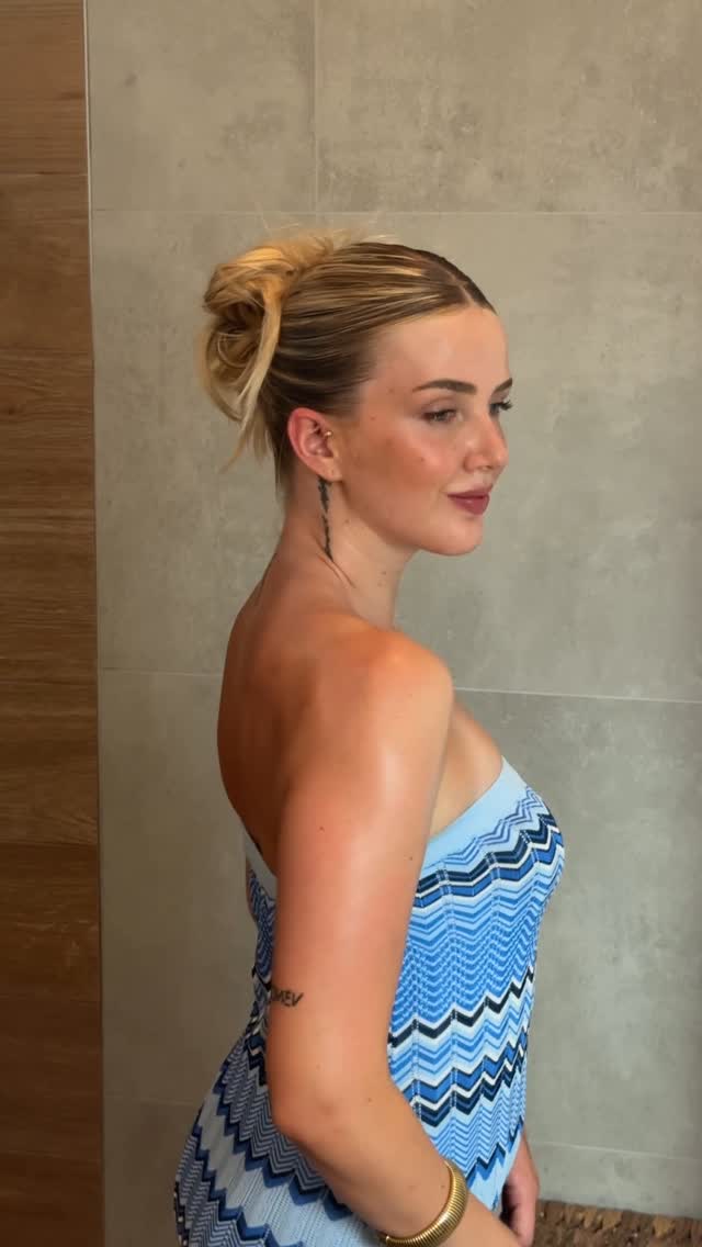 Instagram post by @margauxcestdoux for Garnier. Caption reads: Bad hair day ? J’attache. Trop chaud ? J’attache.....