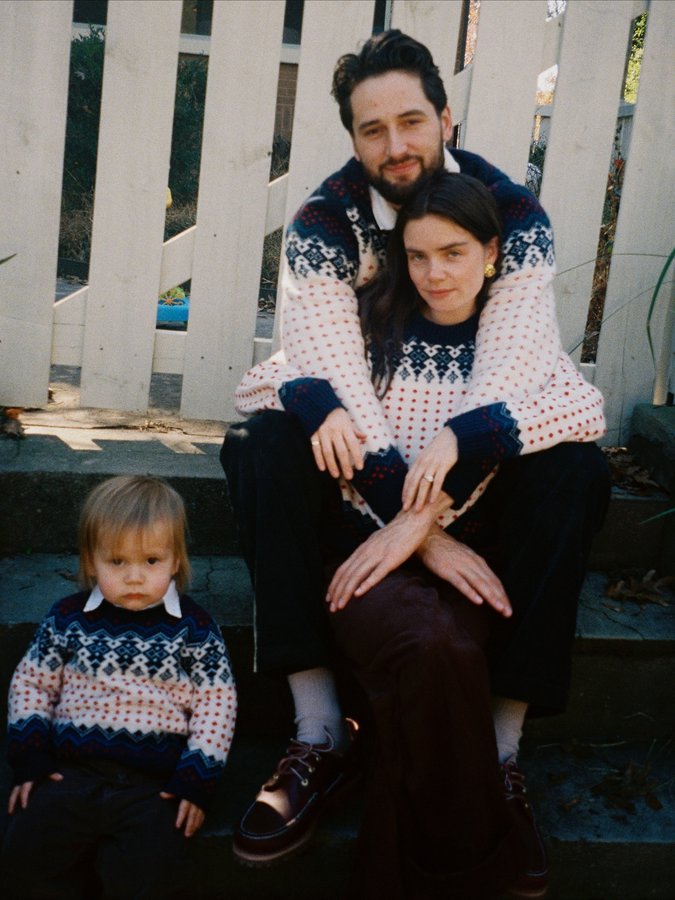 Instagram post by @double3xposure for J.Crew. Caption reads: we all felt like matching in our @jcrew fair isle....