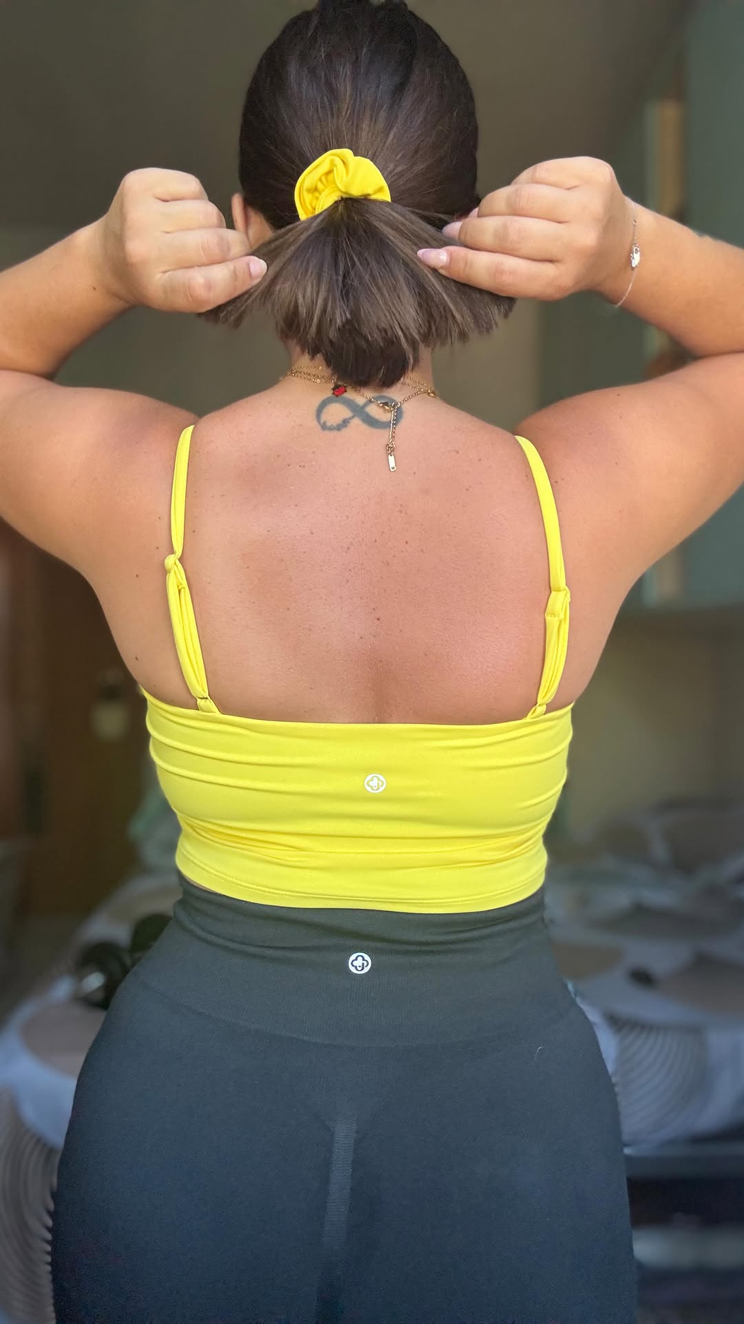 Instagram post by @annalisa_contentcreator for LUVLETTE. Caption reads: 🤸🏻‍♂️ACTIVEWEAR MADE WITH @luvlette....