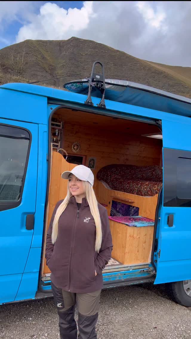 Instagram post by @ashley_azzurro for RevolutionRace. Caption reads: Stepping into nature this autumn with....