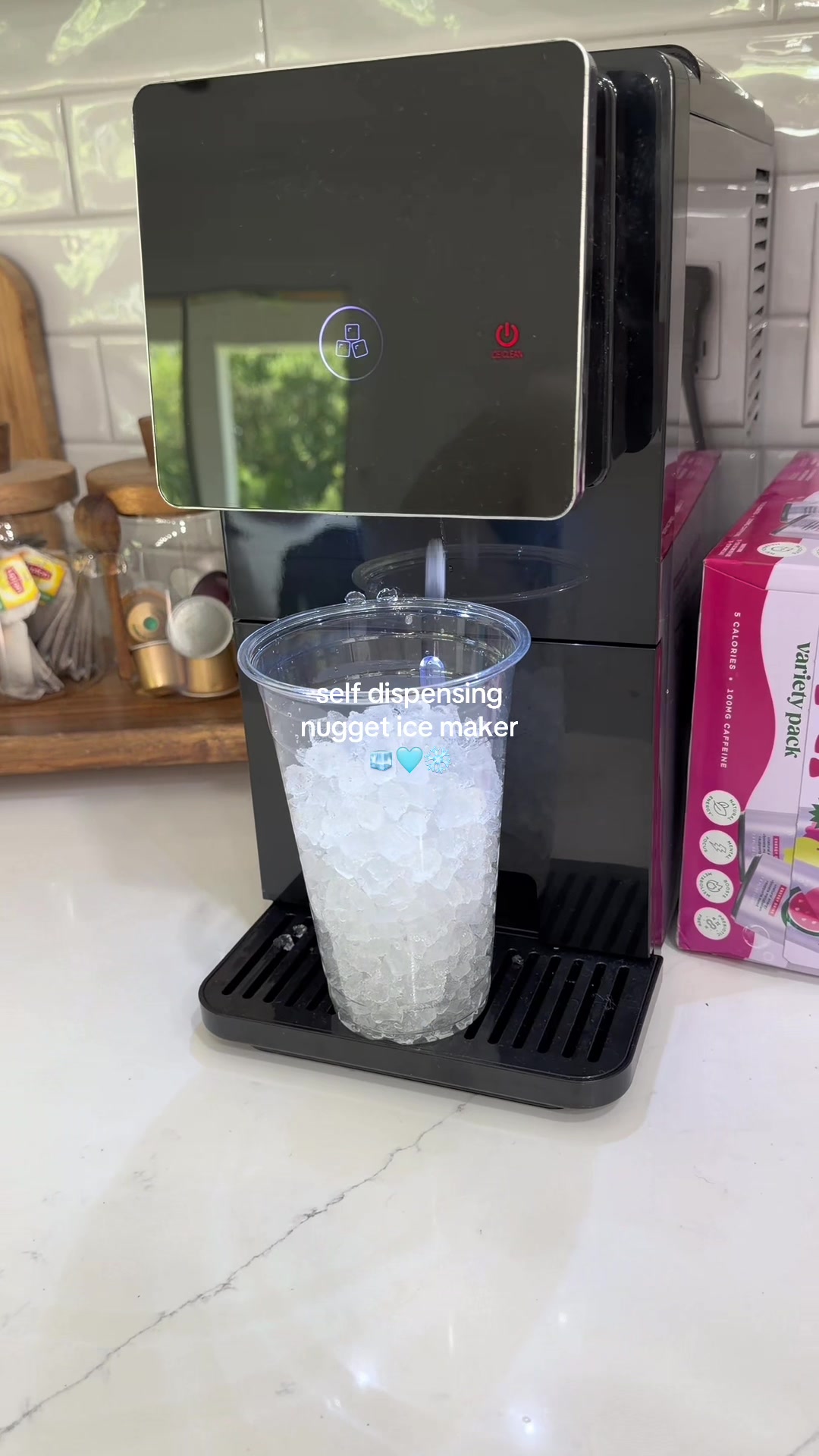TikTok post by @rachlmcdonald for Cowsar Appliance. Caption reads: [...] #nuggeticemaker #icemachine @Cowsar....